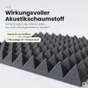 PU-Pyramidenschaumstoff anthrazit