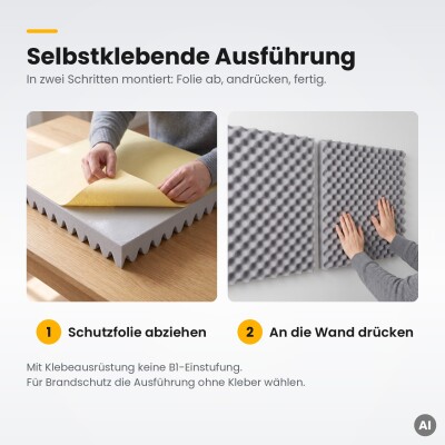 Basotect® Noppenschaumstoff lichtgrau, EcoBalanced G+