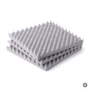 Basotect® Noppenschaumstoff lichtgrau, EcoBalanced G+