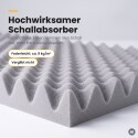 Basotect® Noppenschaumstoff lichtgrau, EcoBalanced G+