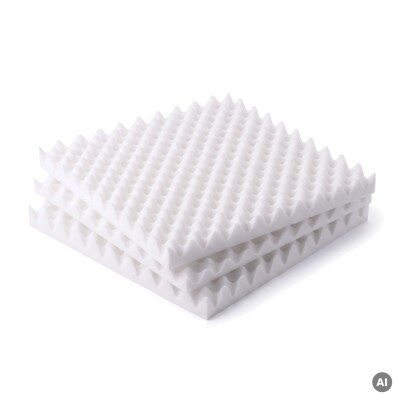 Basotect® Noppenschaumstoff weiß, EcoBalanced B