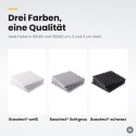 Basotect® Noppenschaumstoff weiß, EcoBalanced B