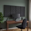 Basotect® Noppenschaumstoff schwarz, EcoBalanced Dark