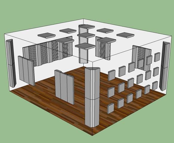 Akustikset Studio 40 für Raumgrößen ca. 22,5m² basic