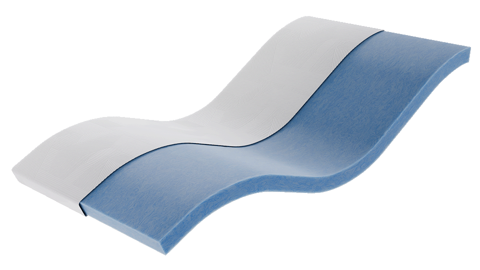 Gelschaum Topper nach Maß – punktelastisch und atmungsaktiv