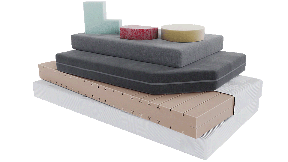 Alle Schaumstoff Qualitäten im Profi-Konfigurator